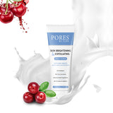 Skin brightening and exfoliating Face scrub, Close up