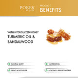 Ubtan Face Wash - With Hydrolyzed Honey, Turmeric & Sandalwood - 100 G