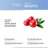 Face Scrub benefits with Alpha arbutin + Lactic acid + Glutathione