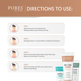 Directions to use Face Scrub by PORES BE PURE