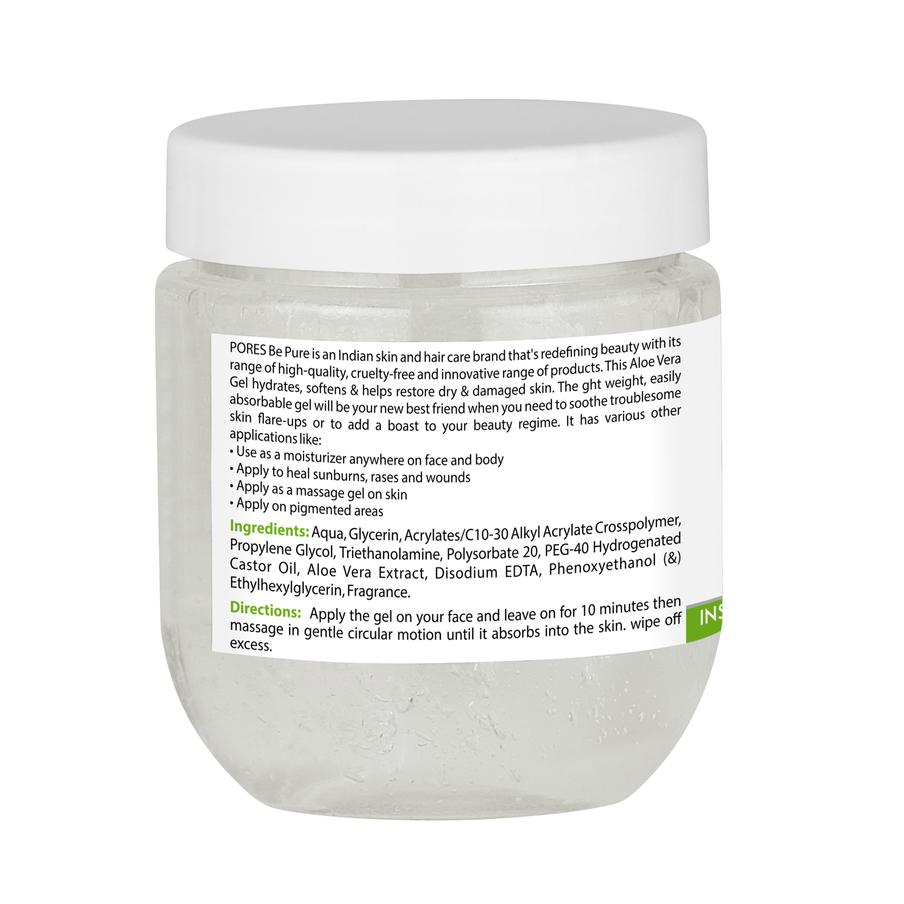 Pure Natural Aloe Vera Gel For Face & Body - 230 G