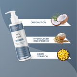 Rice Water Conditioner containing Coconut oil, Hydrolyzed Rice protein & Corn starch