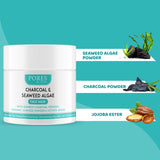 Face Mask containing Seaweed algae, charcoal powder and Jojoba ester
