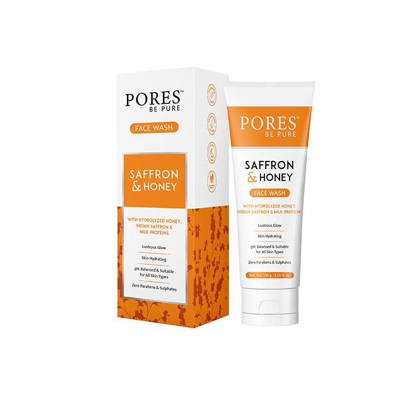 Saffron and Honey Face Wash with Packet
