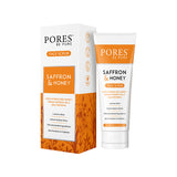 SAFFRON & HONEY FACE SCRUB - With Hydrolyzed Honey, Indian Saffron & Milk Proteins - 100 G