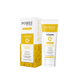 Vitamin C Face wash by PORES BE PURE with a packet