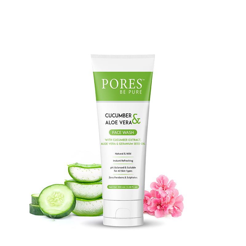 Cucumber & Aloe Vera Face Wash by PORES BE PURE