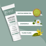 Face Wash containing Matcha Green Tea, Chamomile & Yland Ylang by PORES BE PURE