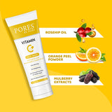 Vitamin C face wash containing Rosehip oil, Orange Peel Powder, Mulberry extracts