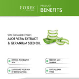 Benefits of Cucumber and aloe vera extract with geranium seed oil