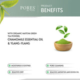 Benefits with Organic Matcha Green Tea Powder, Chamomile essential oil & Ylang Ylang