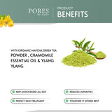 Benefits with Organic Matcha Green tea, Chamomile essential oil & Ylang Ylang