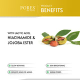 Lactic acid, Niacinamide & Jojoba Ester benefits with PORES BE PURE