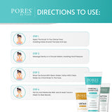 Directions to use PORES BE PURE Face Scrub