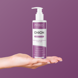 ONION CONDITIONER - With Cold Pressed Red Seed Onion Oil, Jojoba & Zinc - 250 mL