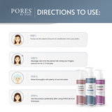 Directions to use conditioner by PORES BE PURE