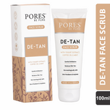 De-Tan Face Scrub - With Yogurt Extract, Coffee Oil & Mint - 100 G