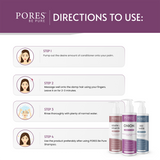 Directions to use conditioner by PORES BE PURE