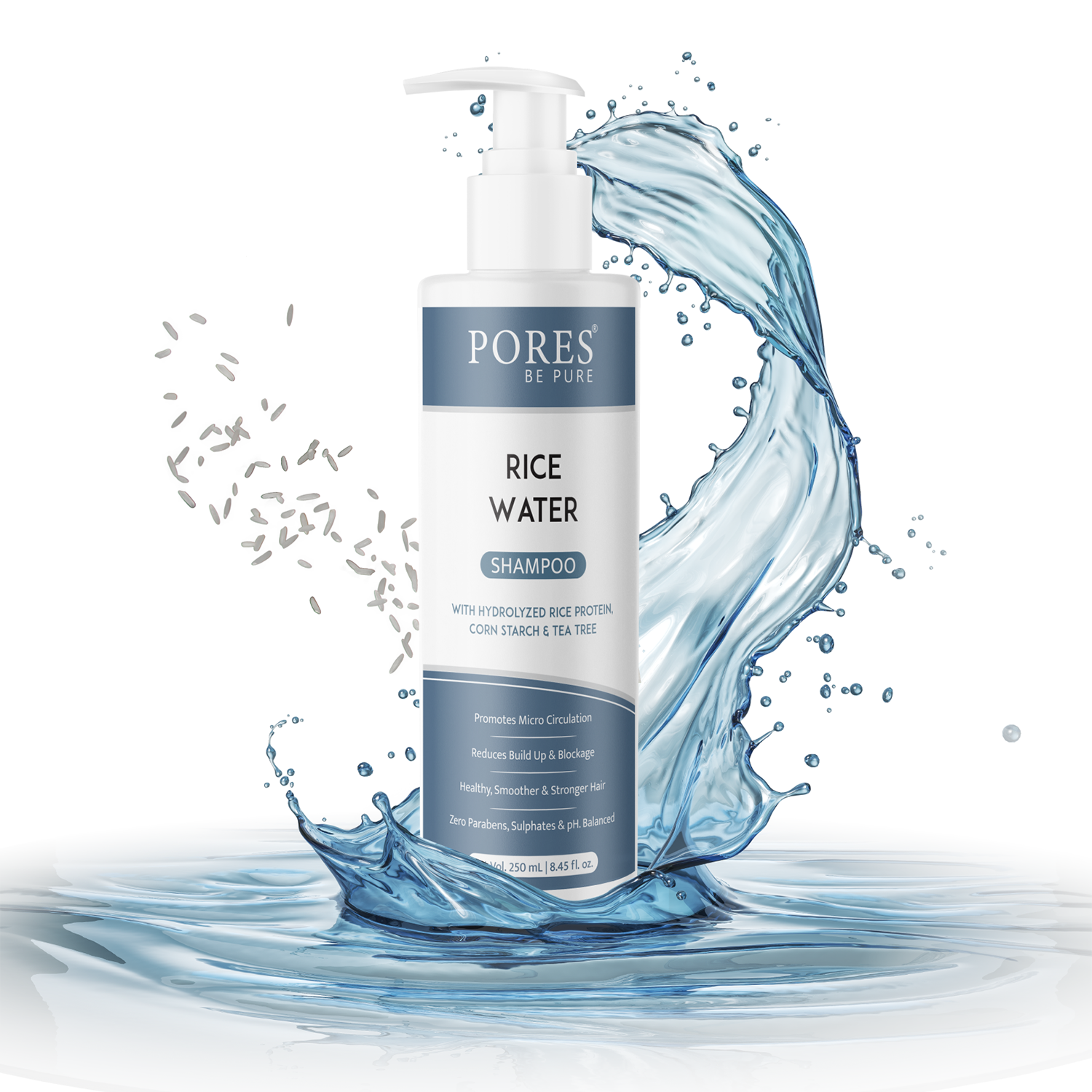 Rice Water Shampoo by PORES BE PURE