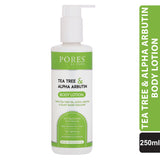 Tea Tree & Alpha Arbutin Body Lotion - With Plant-Based Squalene, Tea Tree Oil & Alpha Arbutin - 250 mL