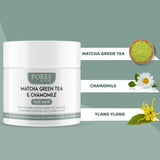 MATCHA GREEN TEA & CHAMOMILE FACE MASK - With Matcha Green Tea, Chamomile & Ylang-Ylang - 100 G