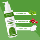 Tea Tree & Alpha Arbutin Body Lotion - With Plant-Based Squalene, Tea Tree Oil & Alpha Arbutin - 250 mL